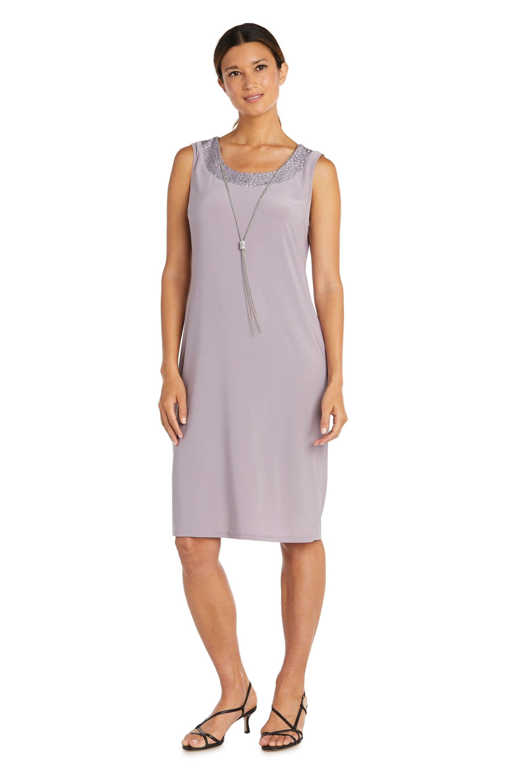 R&M Richards Short Sleeveless Jacket Dress 7597 - The Dress Outlet