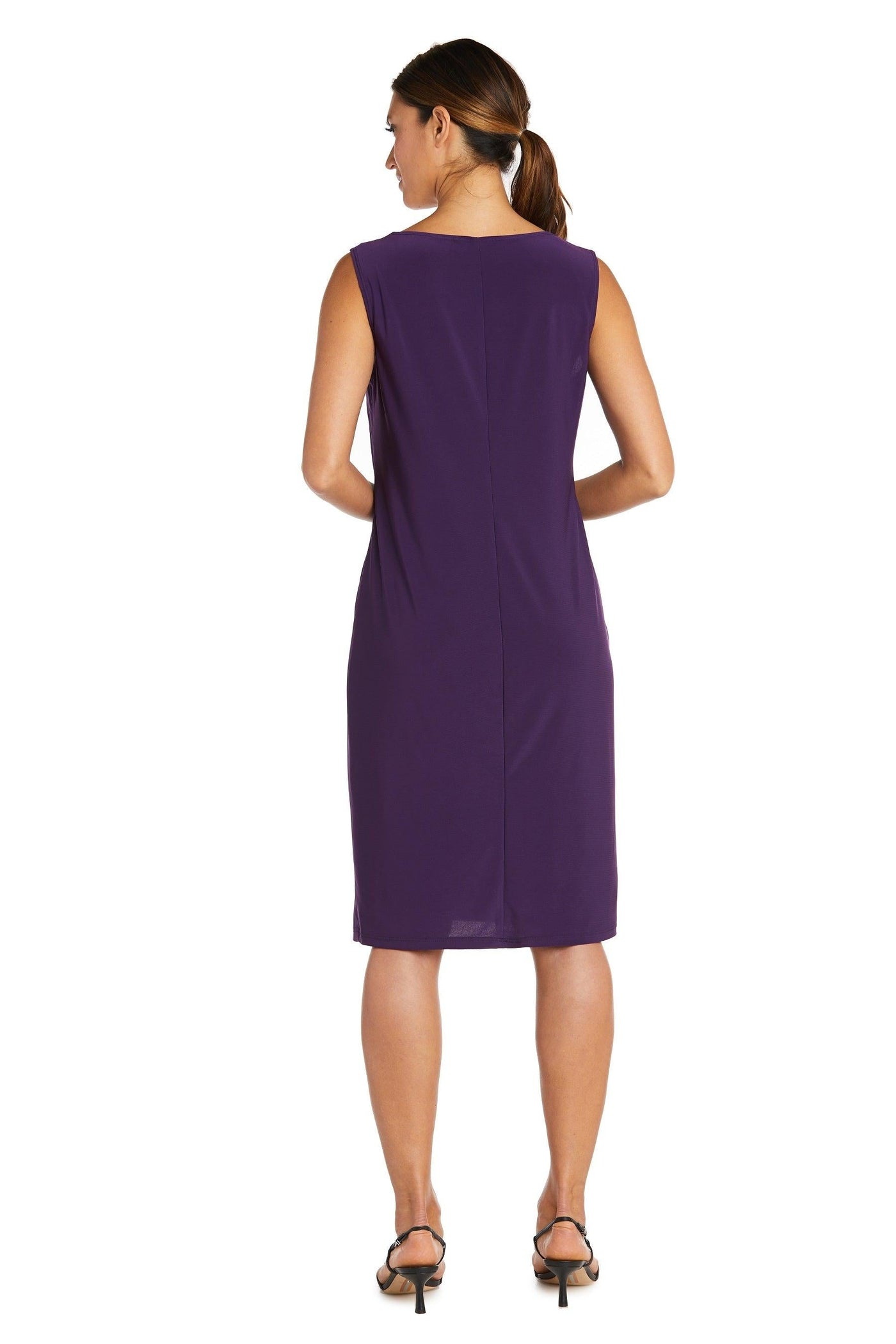 R&M Richards Short Sleeveless Jacket Dress 7597 - The Dress Outlet