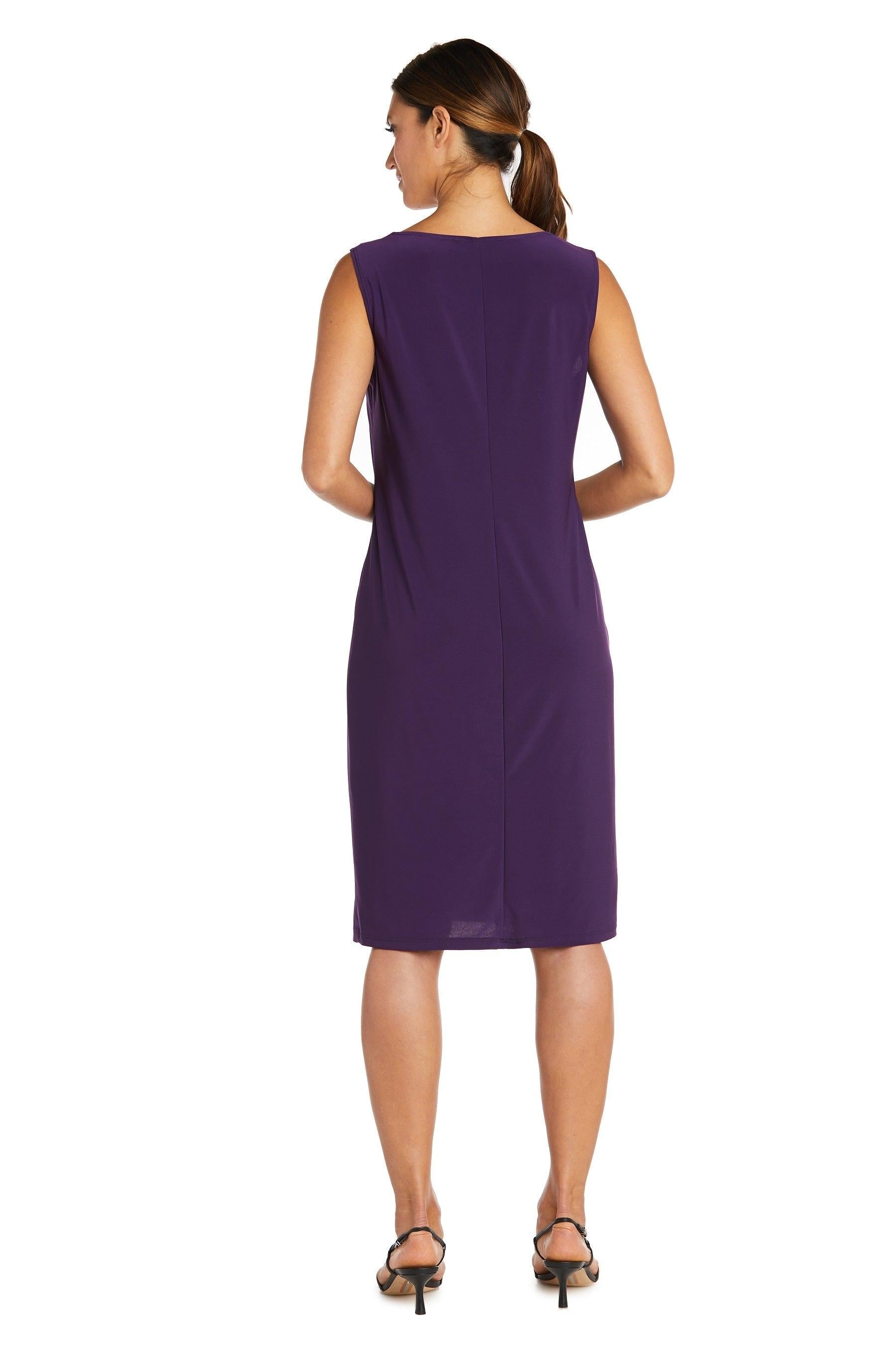 R&M Richards Short Sleeveless Jacket Dress 7597 - The Dress Outlet