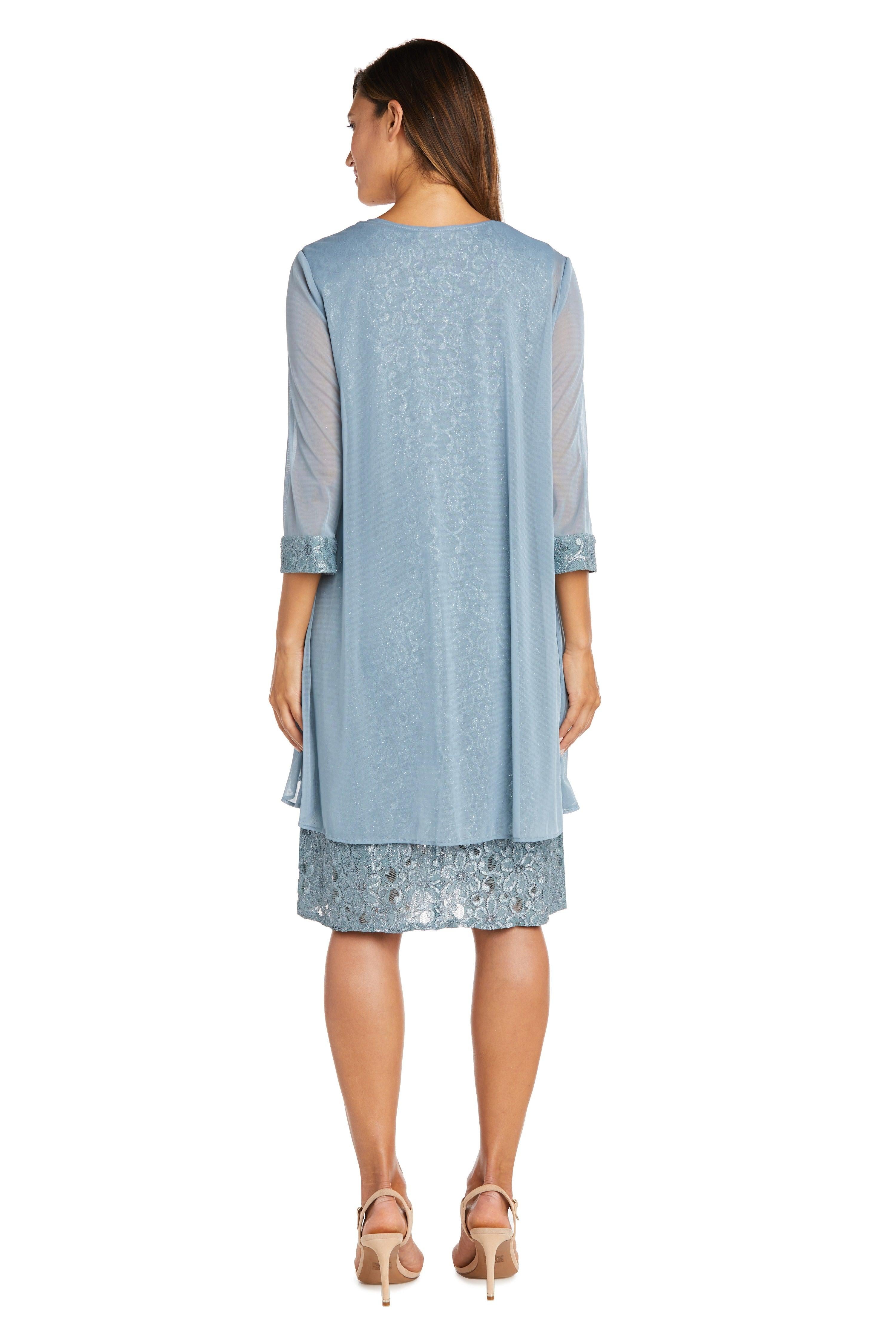 R&M Richards Short Sleeveless Petite Dress 2208P - The Dress Outlet