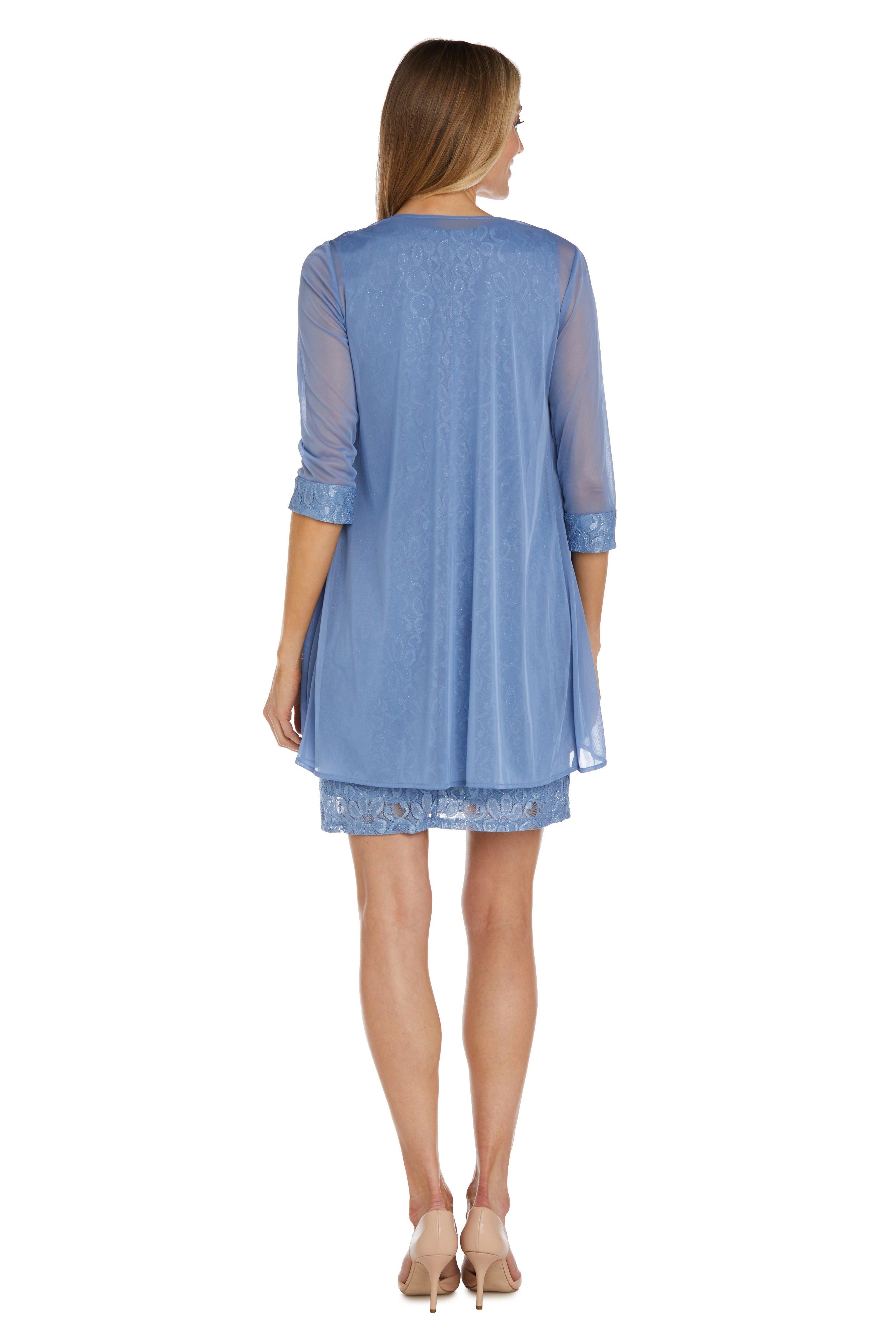 R&M Richards Short Sleeveless Petite Dress 2208P - The Dress Outlet