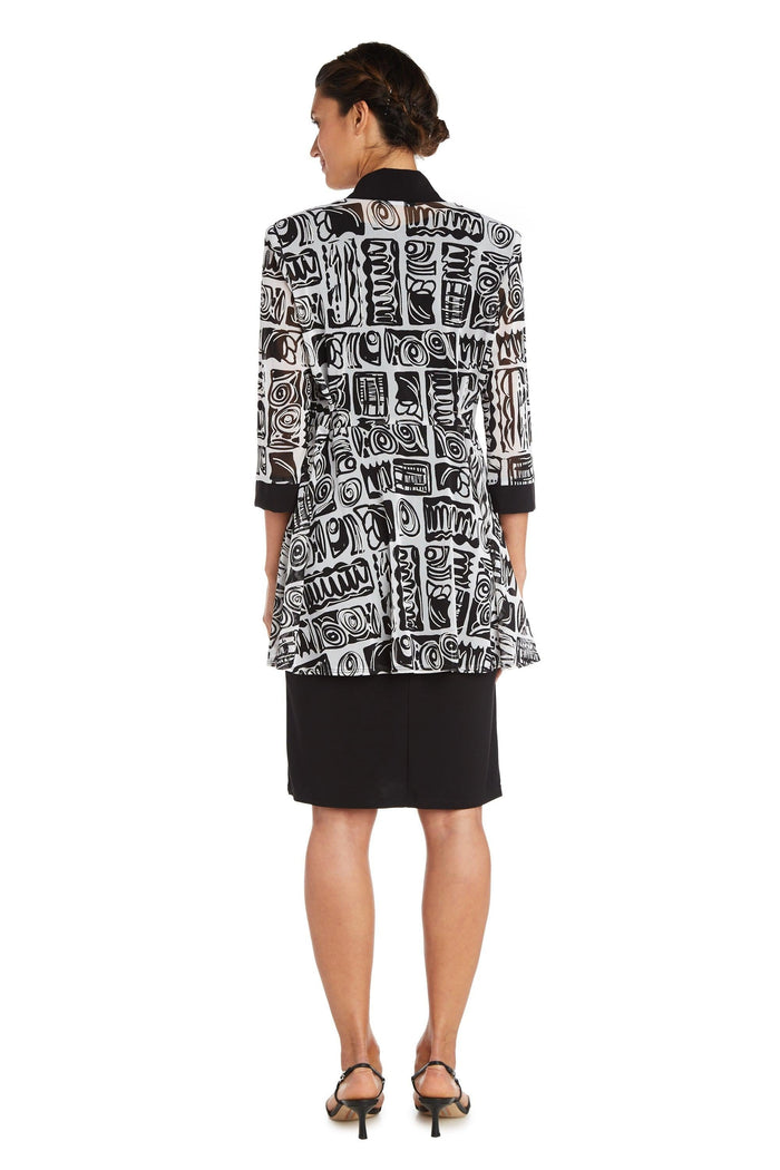 R&M Richards Short Two Piece Jacket Dress 7923 - The Dress Outlet