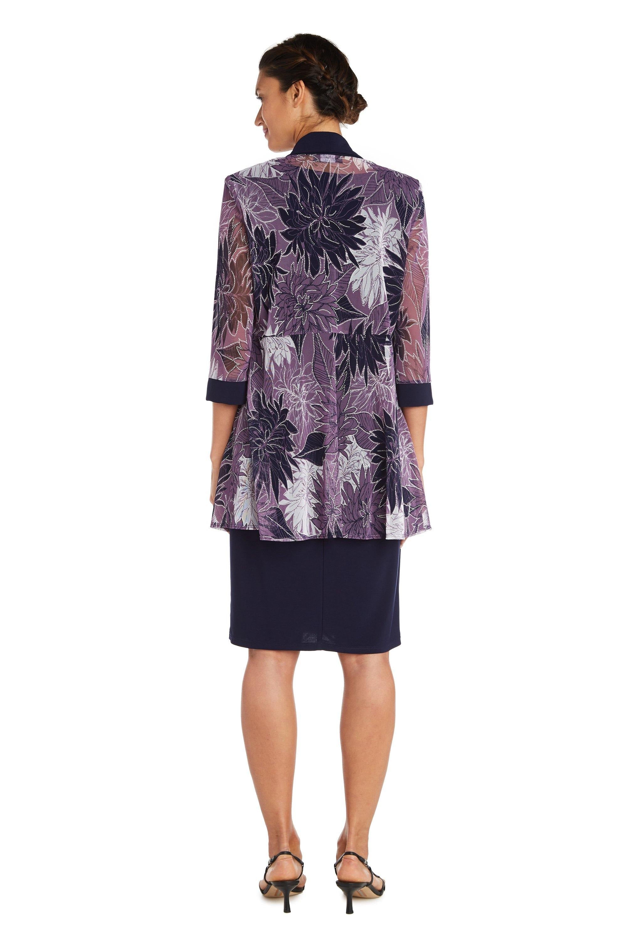 R&M Richards Short Two Piece Jacket Dress 9003P - The Dress Outlet