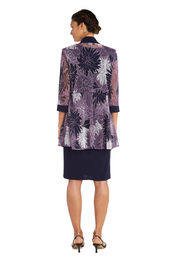 R&M Richards Short Two Piece Jacket Dress 9003P - The Dress Outlet