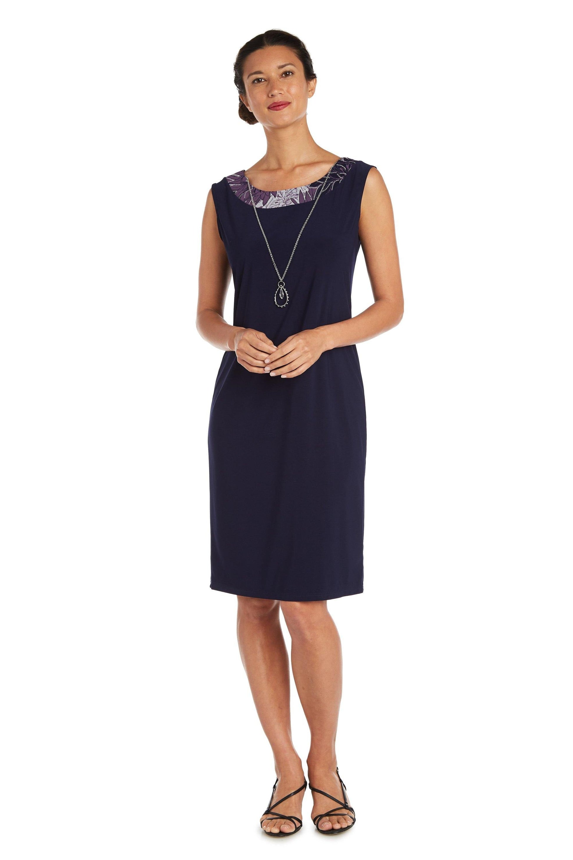 R&M Richards 9003P Short Two Piece Jacket Dress