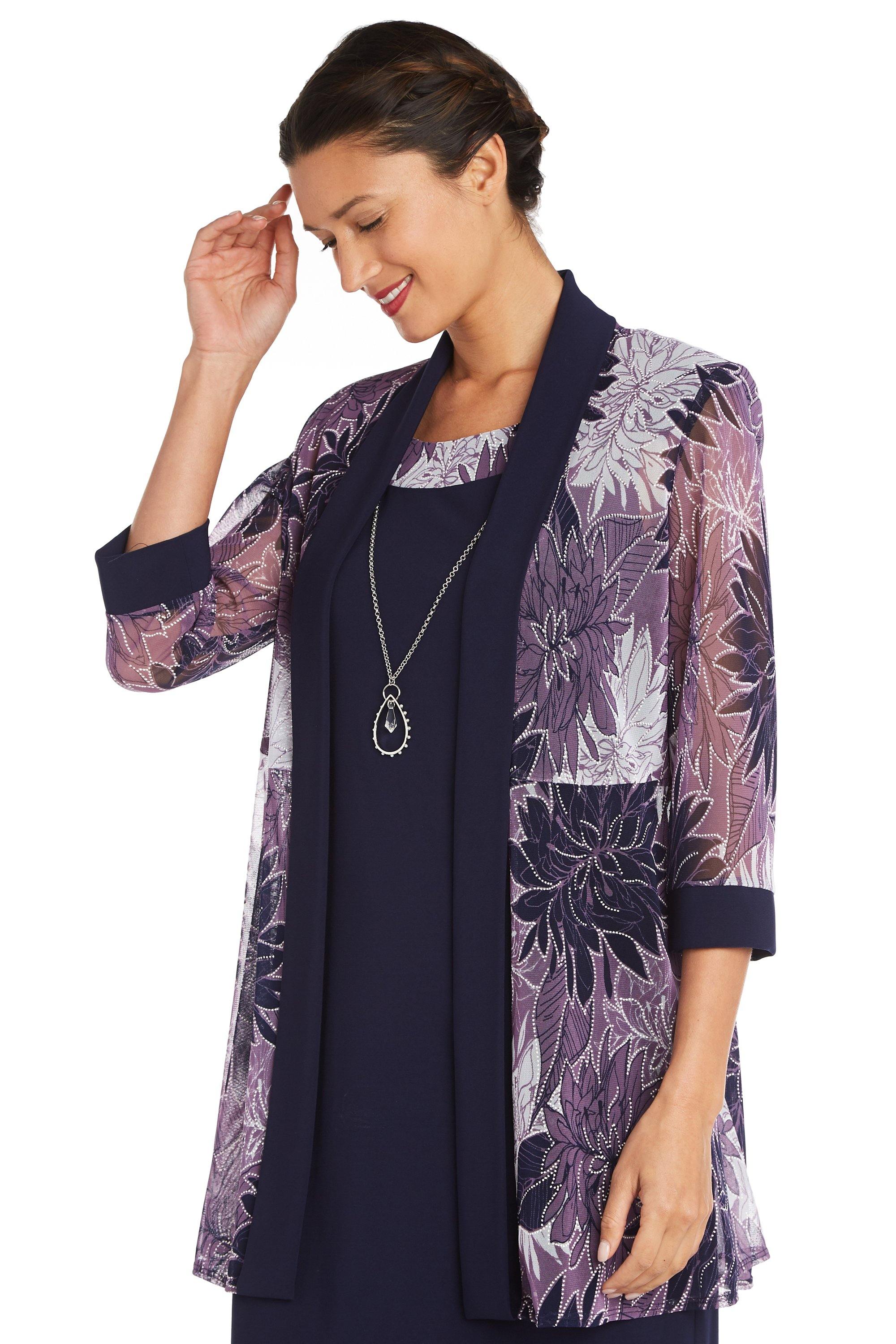 R&M Richards Short Two Piece Jacket Dress 9003P - The Dress Outlet