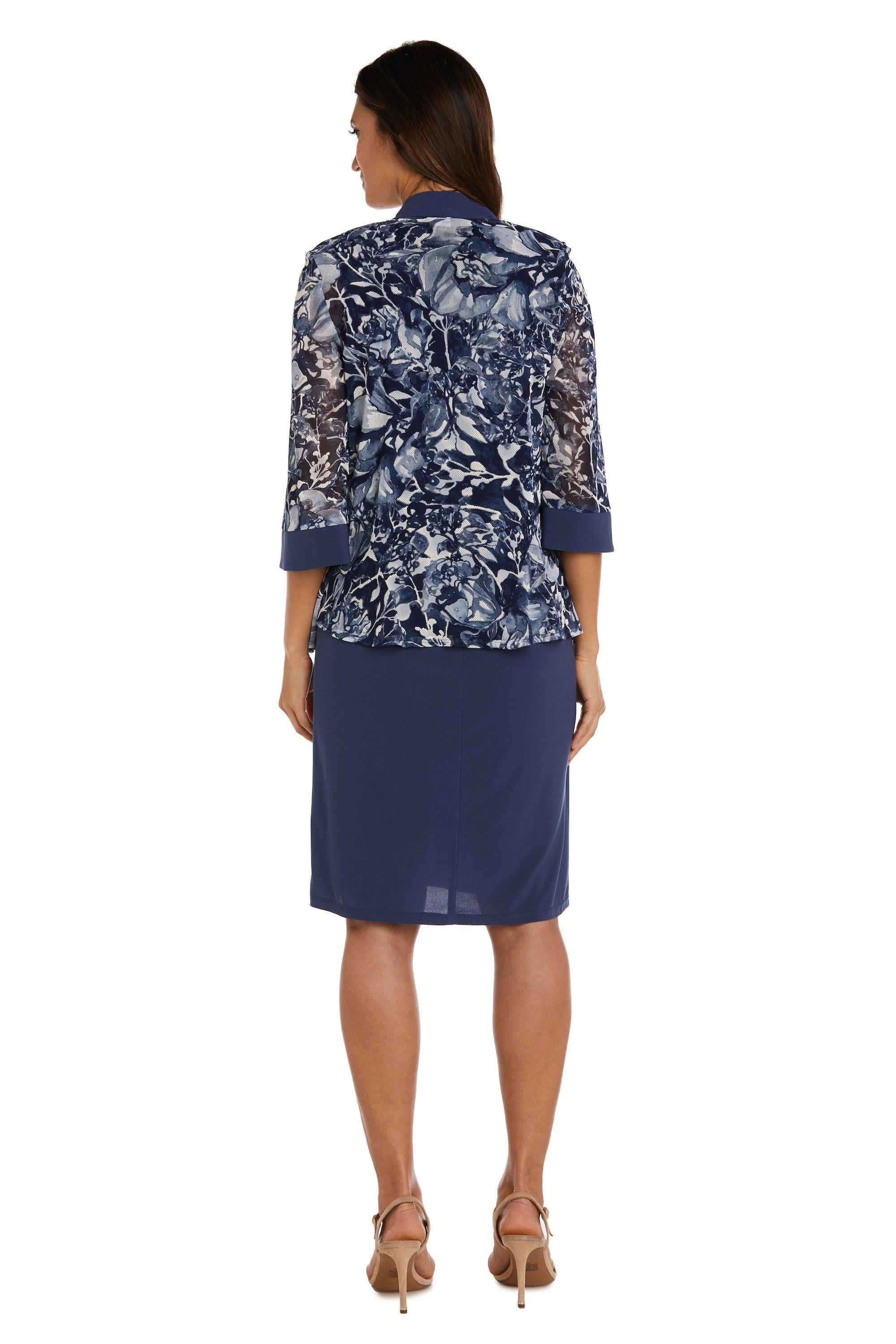 R&M Richards Short Two Piece Jacket Dress 9649 - The Dress Outlet