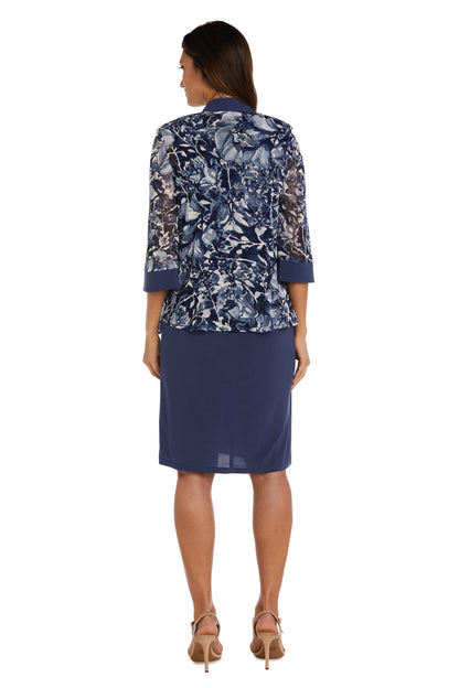 R&M Richards Short Two Piece Jacket Dress 9649 - The Dress Outlet