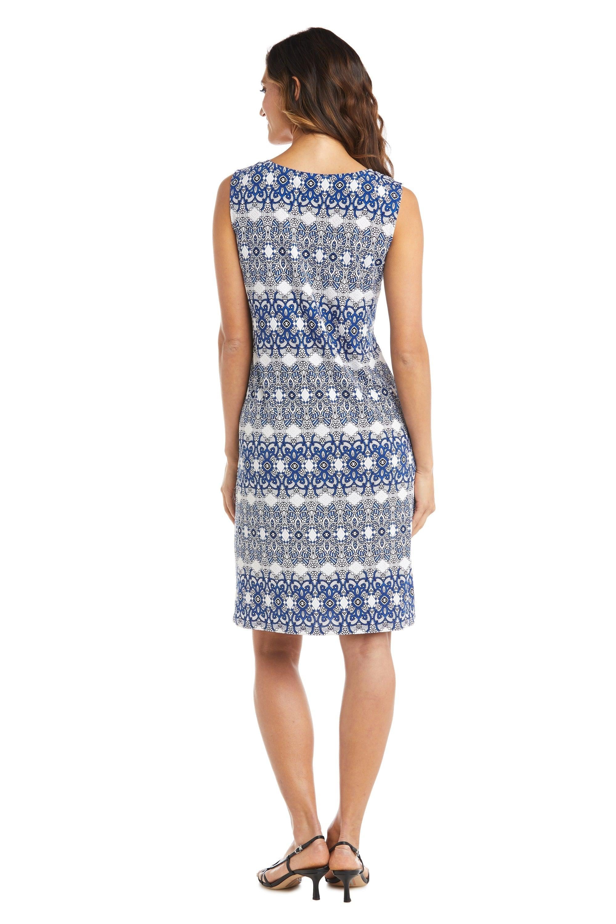 R&M Richards Short Two Piece Print Jacket Dress 7687 - The Dress Outlet