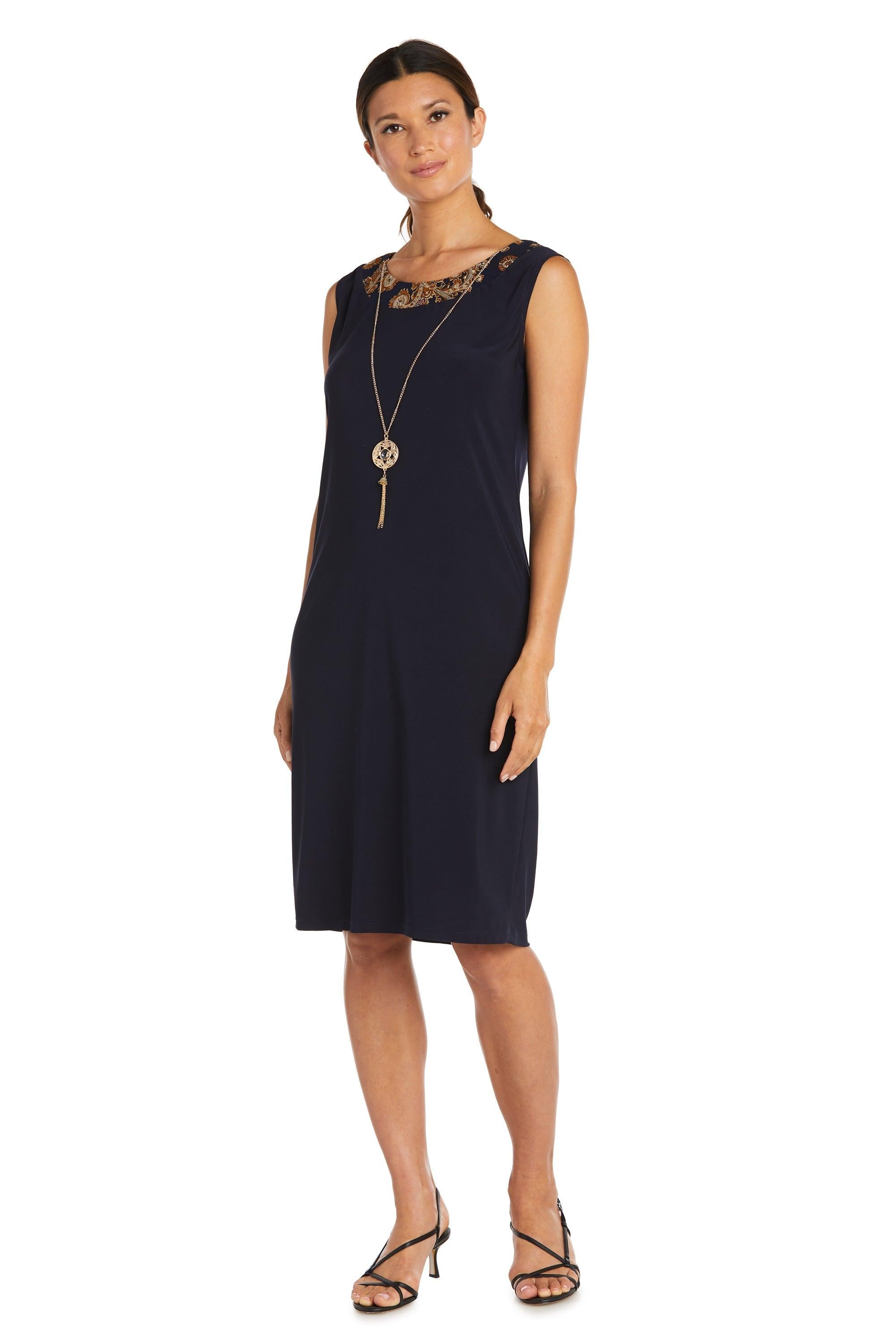 R&M Richards Short Two Piece Print Jacket Dress 9033 - The Dress Outlet
