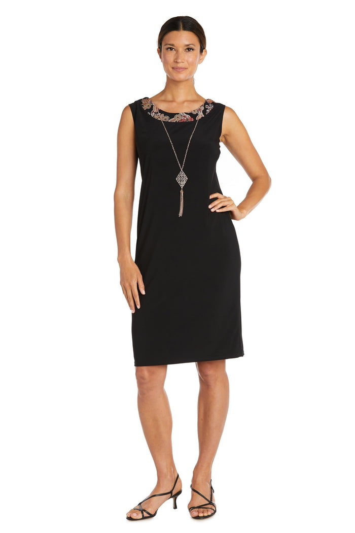 R&M Richards Short Two Piece Print Jacket Dress 9043 - The Dress Outlet