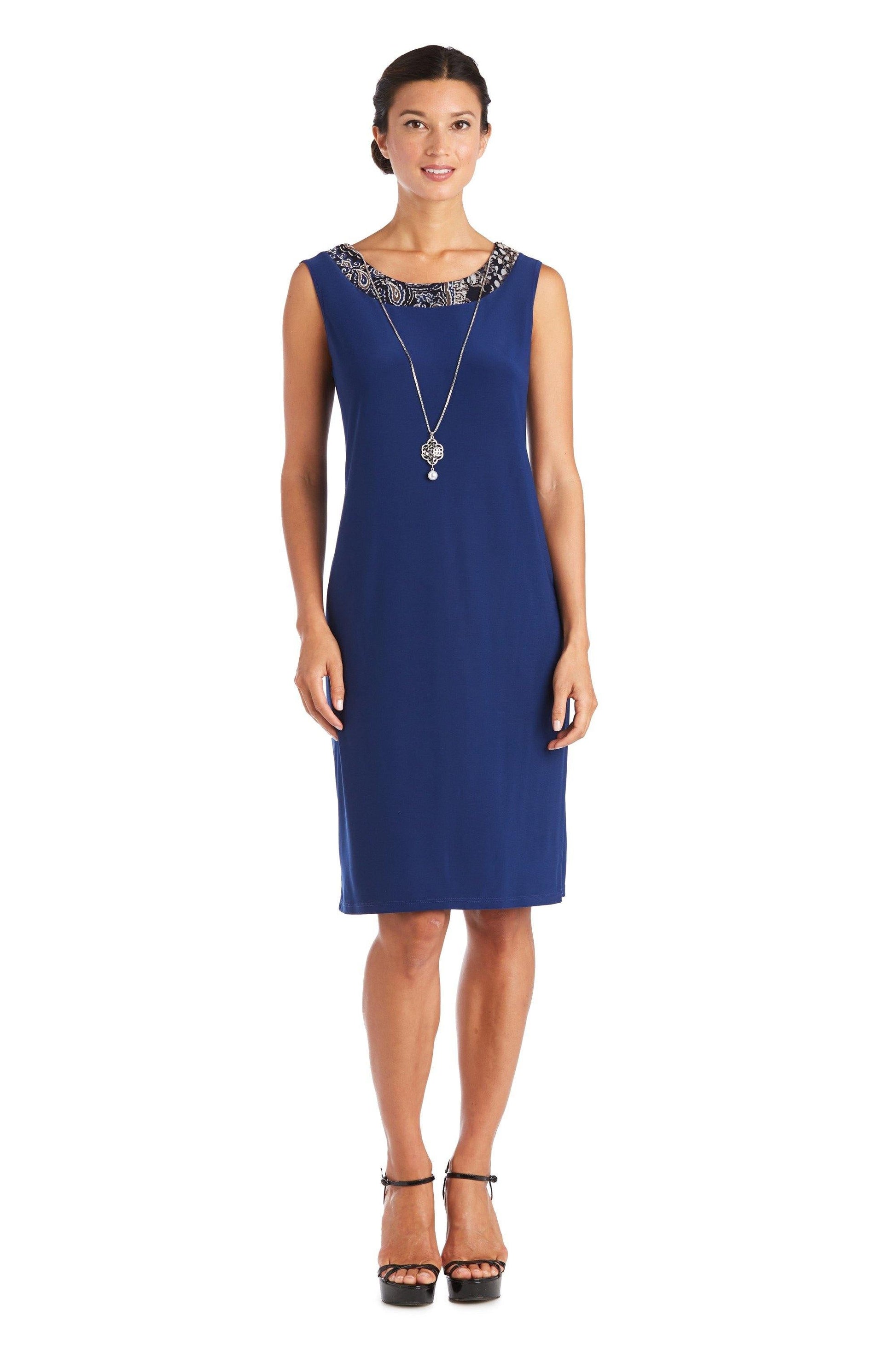 R&M Richards 7373 Short Two Piece Set Jacket Dress