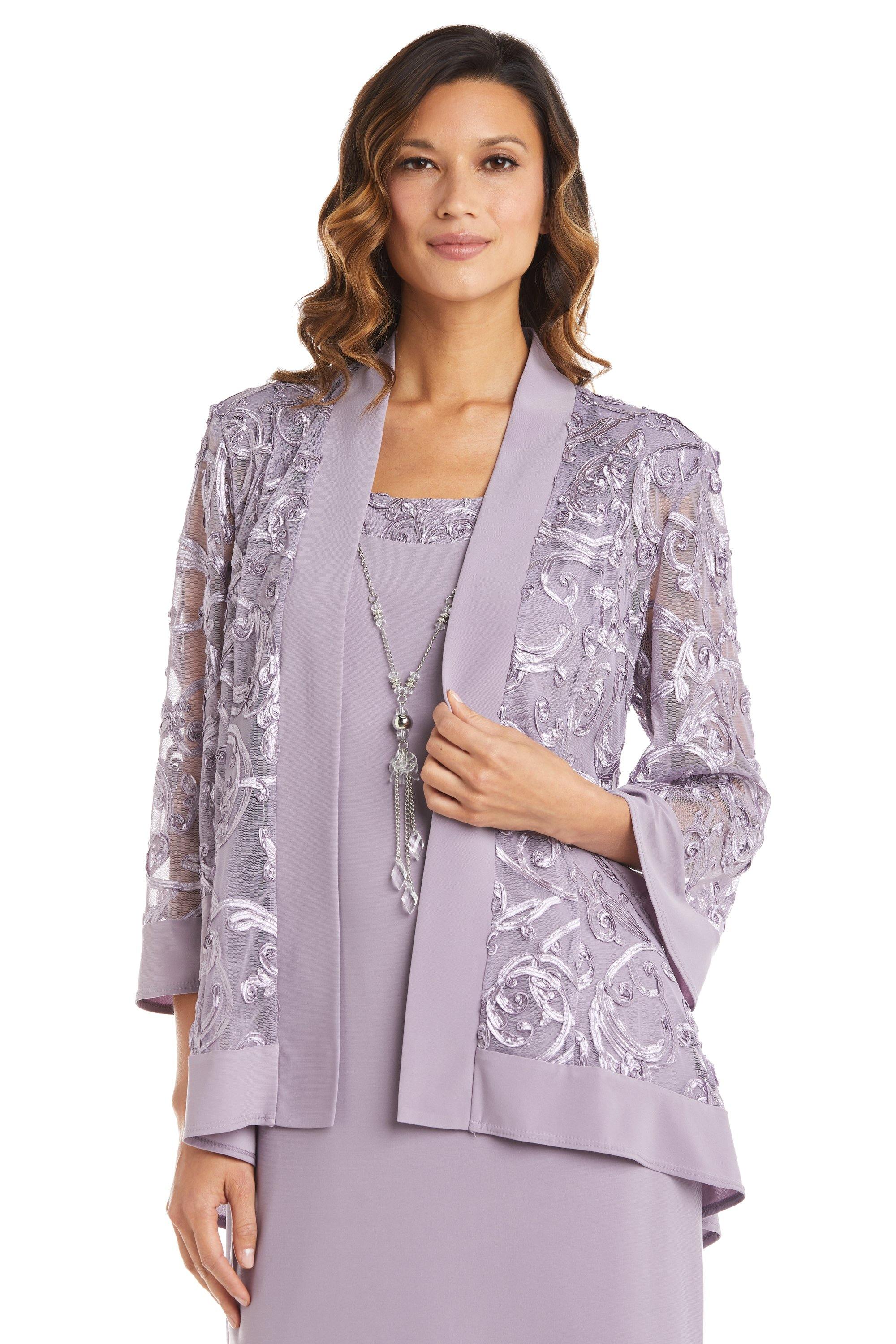 R&M Richards Short Two Piece Set Petite Dress 7077P - The Dress Outlet