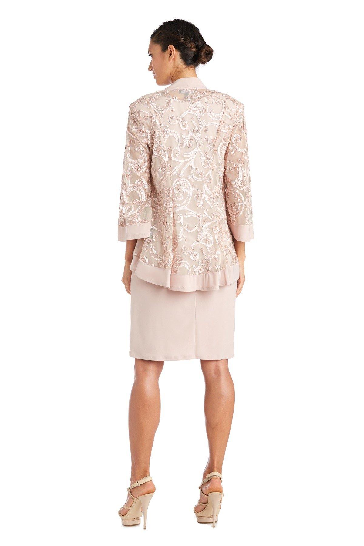 R&M Richards Short Two Piece Set Petite Dress 7077P - The Dress Outlet