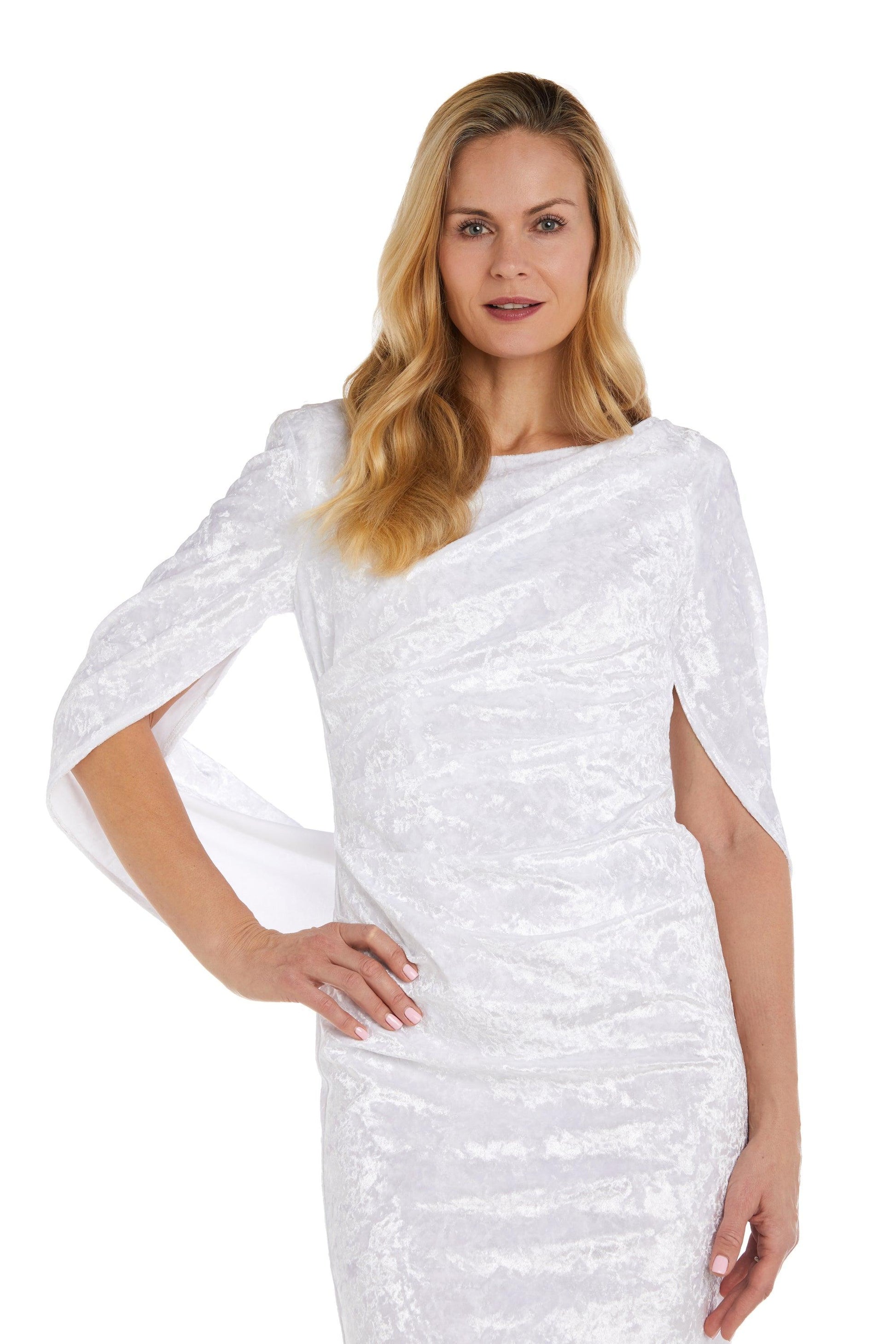 R&M Richards 9182 Short Velvet Cocktail Dress
