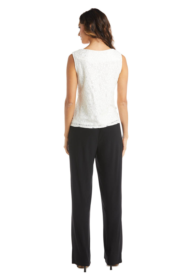 R&M Richards Two Piece Set Beaded Top 5988 - The Dress Outlet