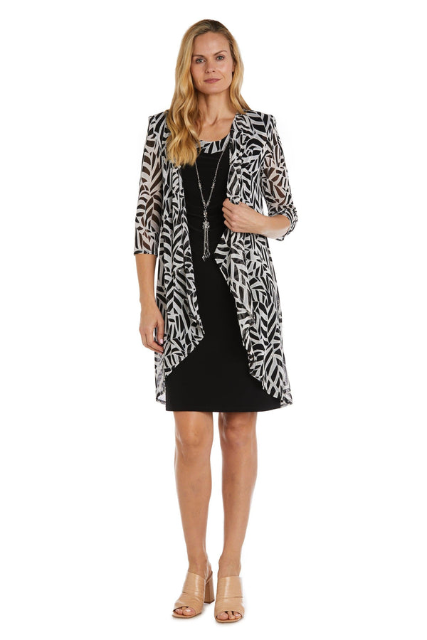 Two Piece Short Dress Jacket R&M Richards 9737