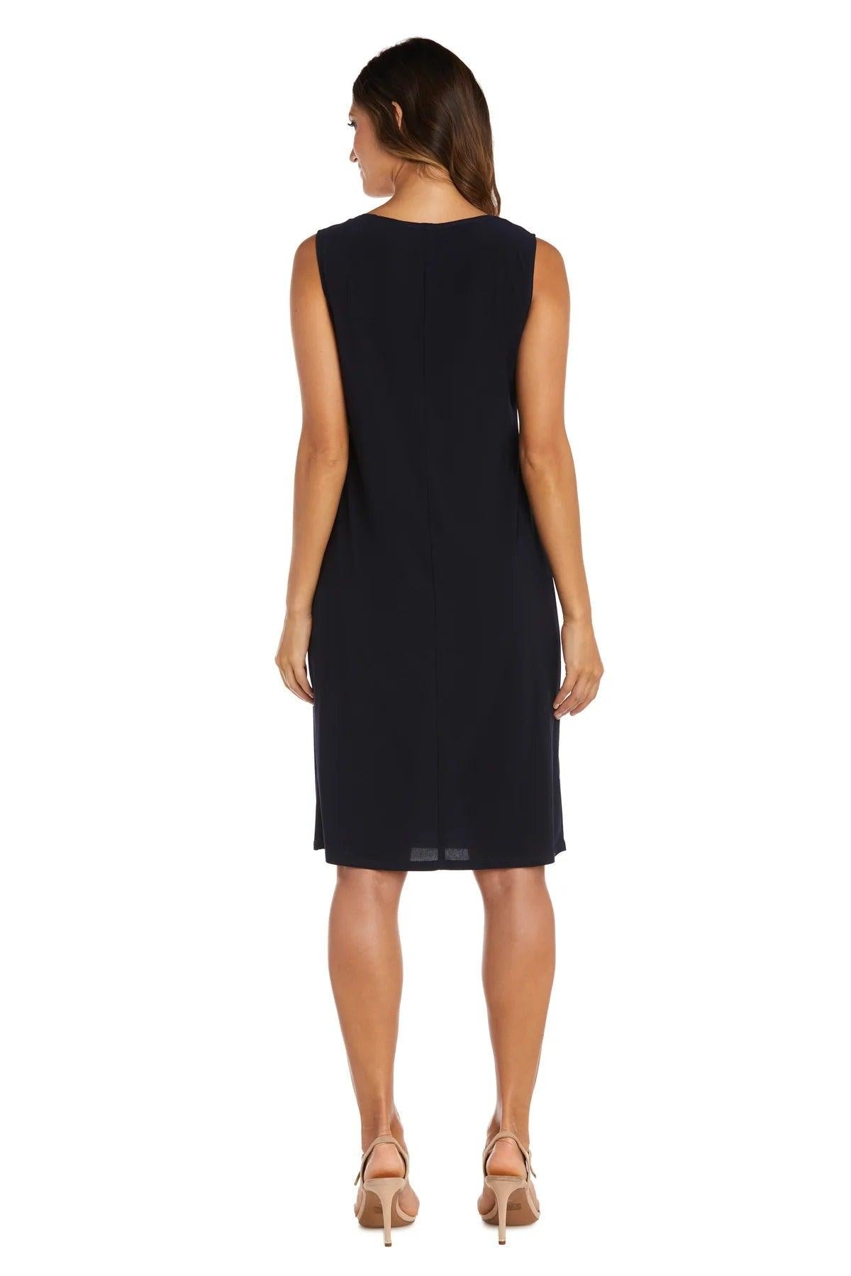 R&M Richards 7823 Two Piece Short Print Jacket Dress