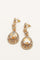 Rhinestone Encrust Diamante Teardrop Earrings - The Dress Outlet