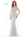 Rina di Montella Beaded Off Shoulder Long Dress 2739 - The Dress Outlet