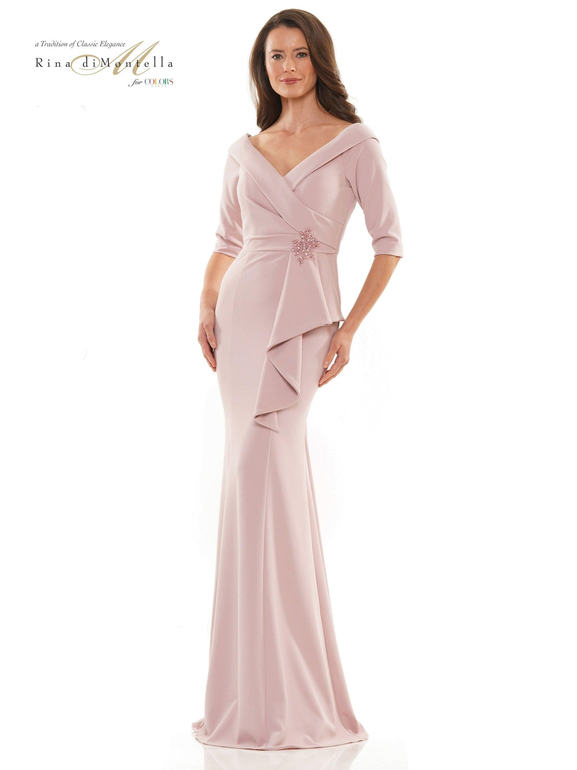 Rina di Montella Formal Long Dress 2733 - The Dress Outlet