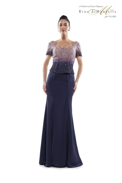 Rina di Montella Formal Long Evening Dress 2700 - The Dress Outlet