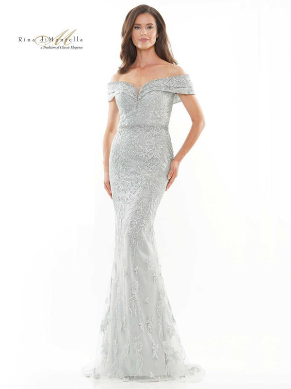 Rina di Montella Lace Formal Long Formal Dress Sale