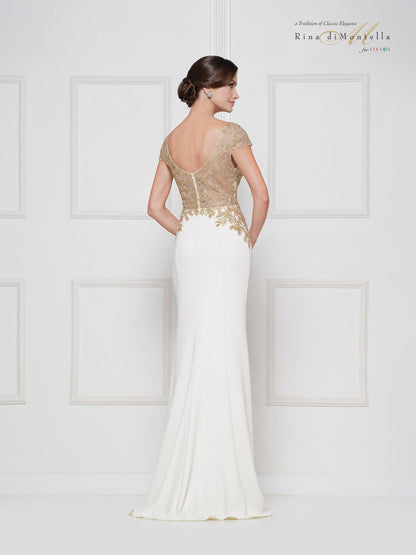 Rina di Montella Long Formal Dress 2652 - The Dress Outlet