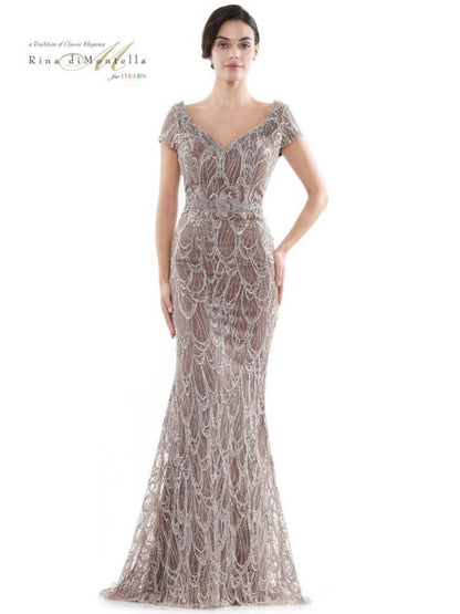 Rina di Montella Long Formal Dress 2716 - The Dress Outlet