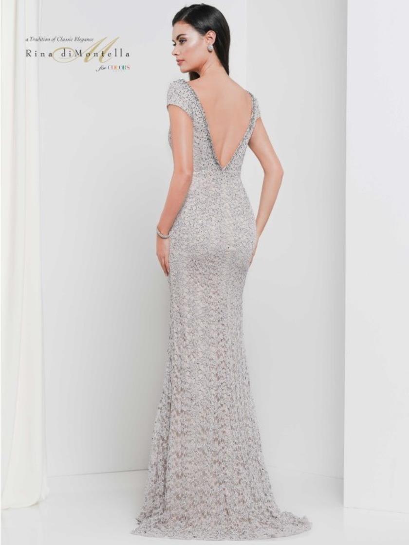 Rina di Montella Long Formal Evening Dress 2656 - The Dress Outlet