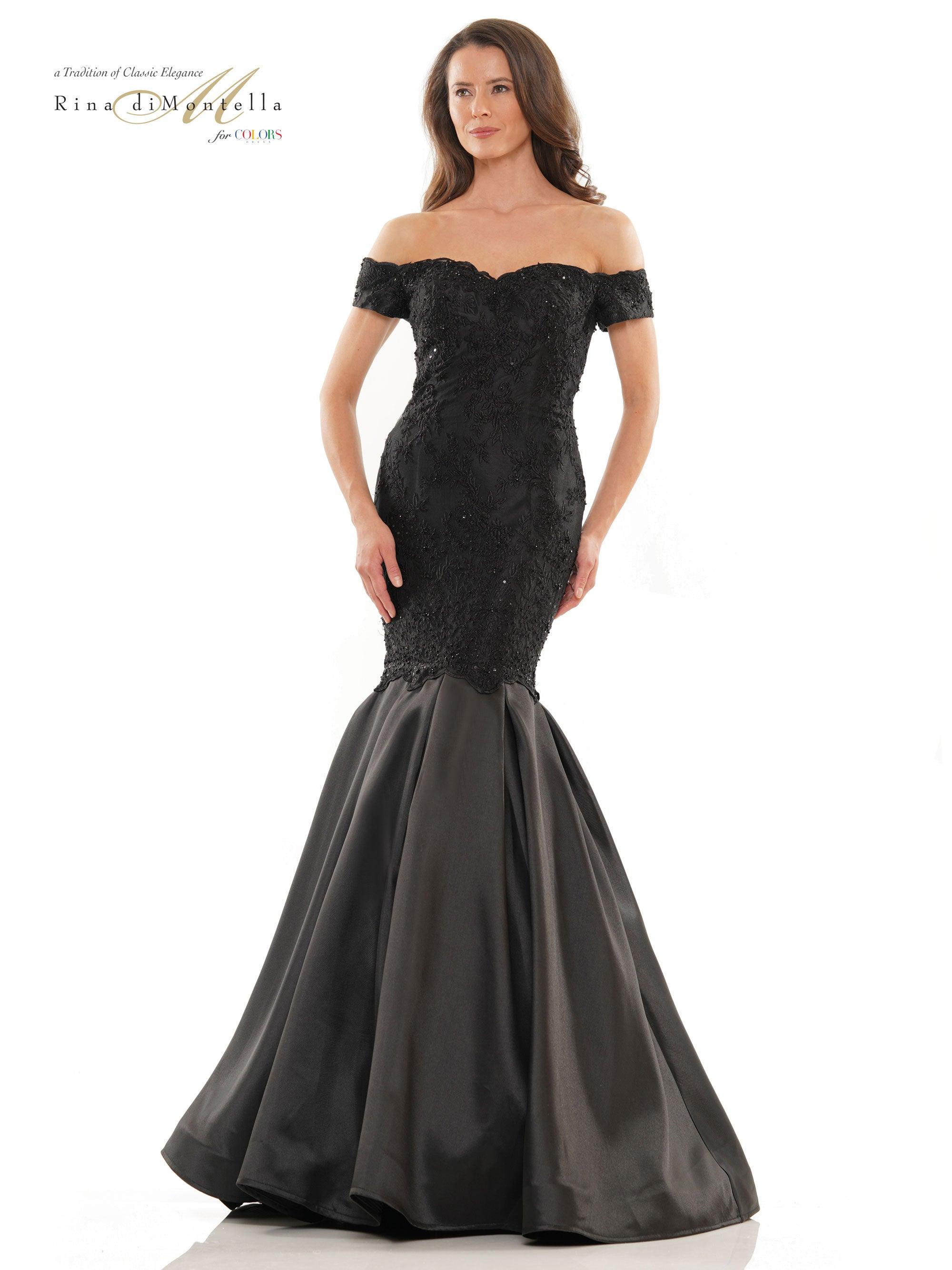 Rina di Montella Long Formal Mermaid Dress 2783 - The Dress Outlet