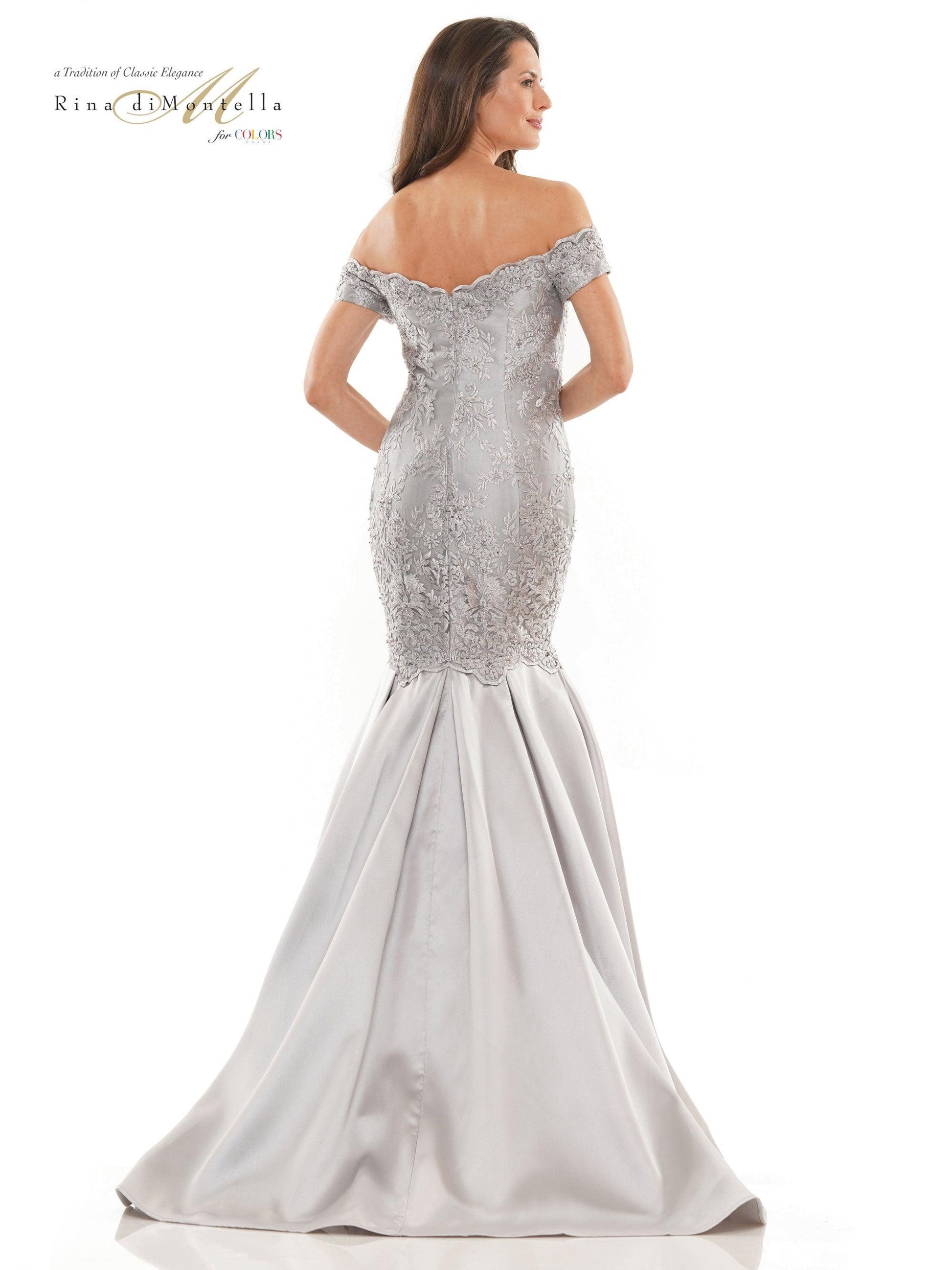 Rina di Montella Long Formal Mermaid Dress 2783 - The Dress Outlet