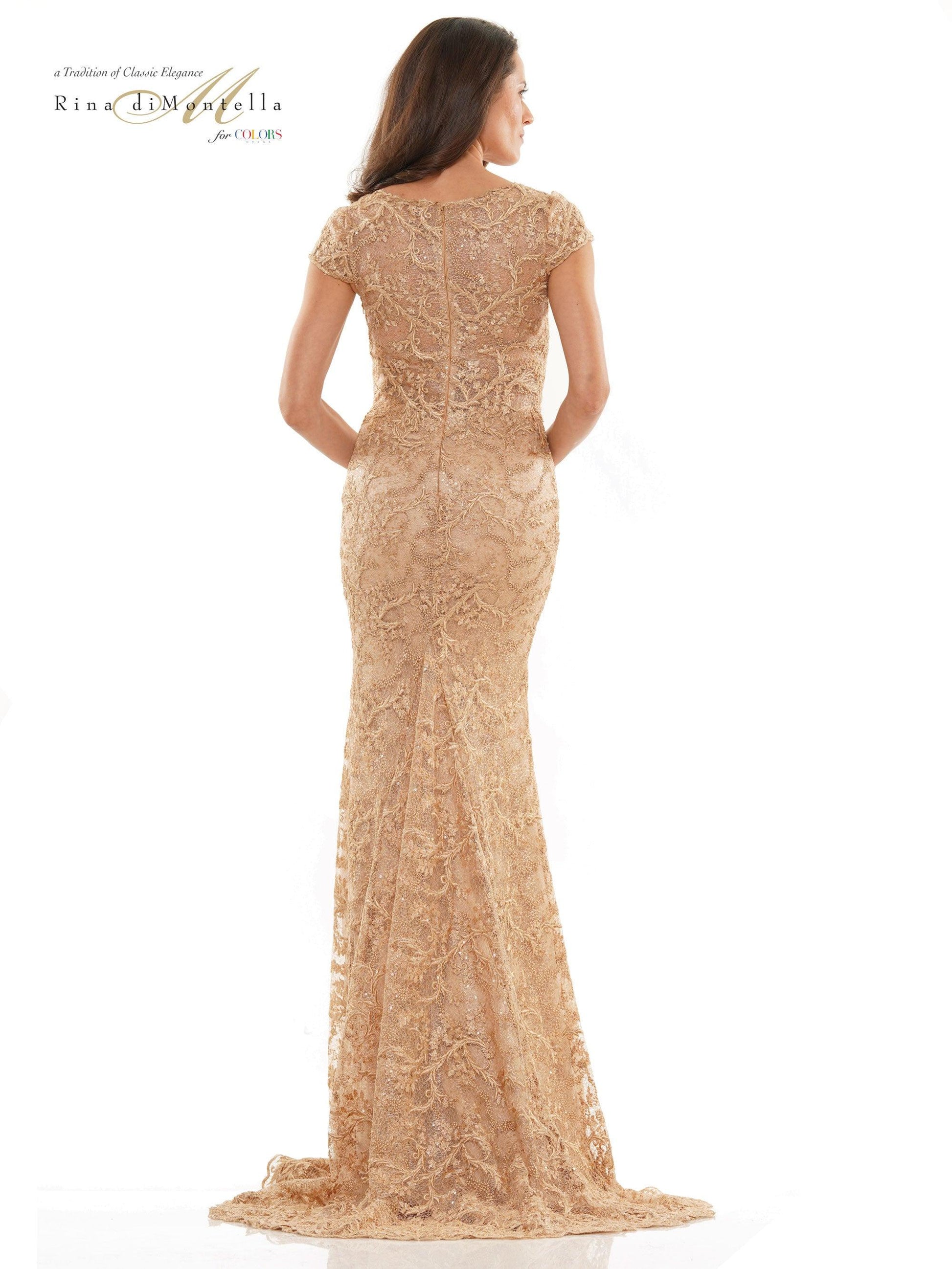Rina di Montella Long Mother of the Bride Gown 2803