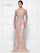 Rina di Montella Long Sleeve Formal Dress 2668 - The Dress Outlet