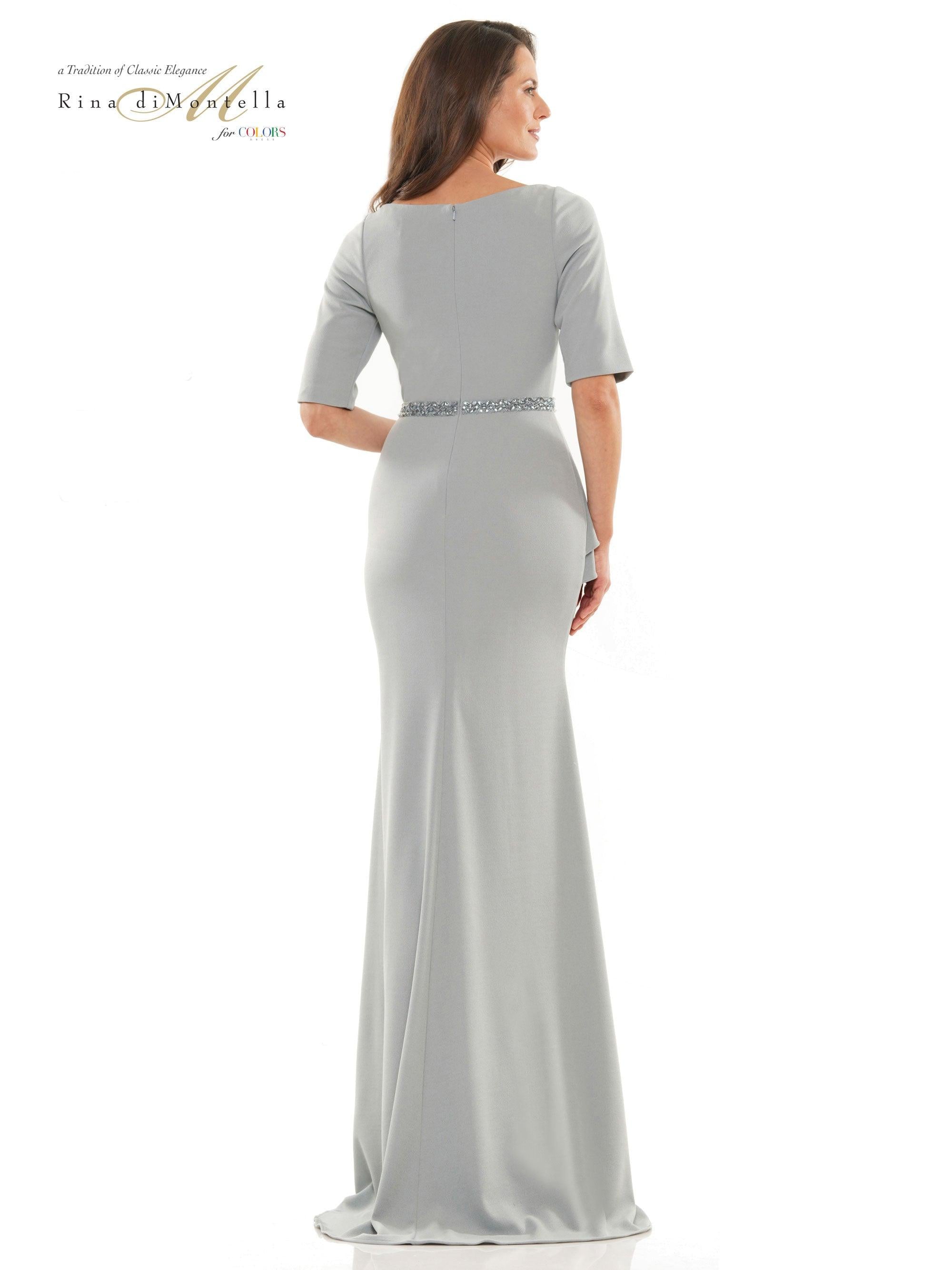 Rina di Montella Mother of the Bride Long Gown 2761 - The Dress Outlet