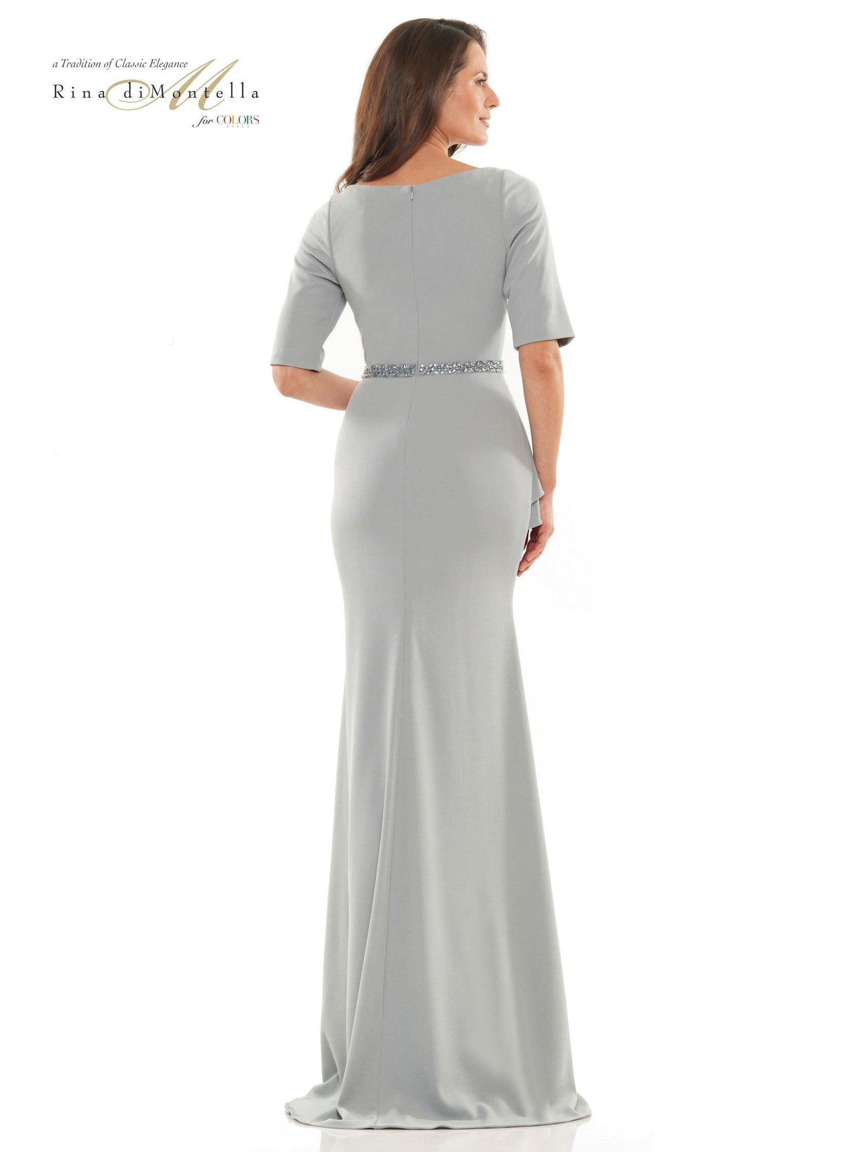 Rina Di Montella Long Mother of the Bride Dress