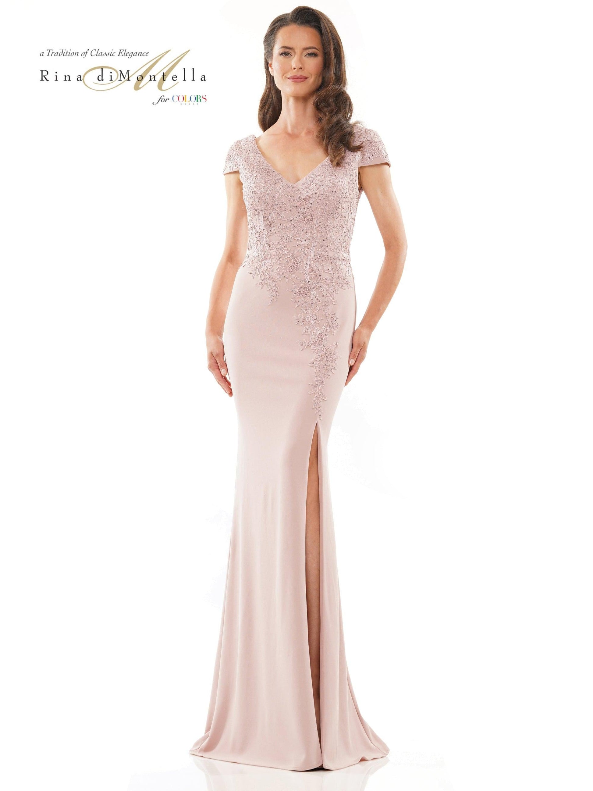 Rina di Montella Mother of the Bride Long Gown 2763