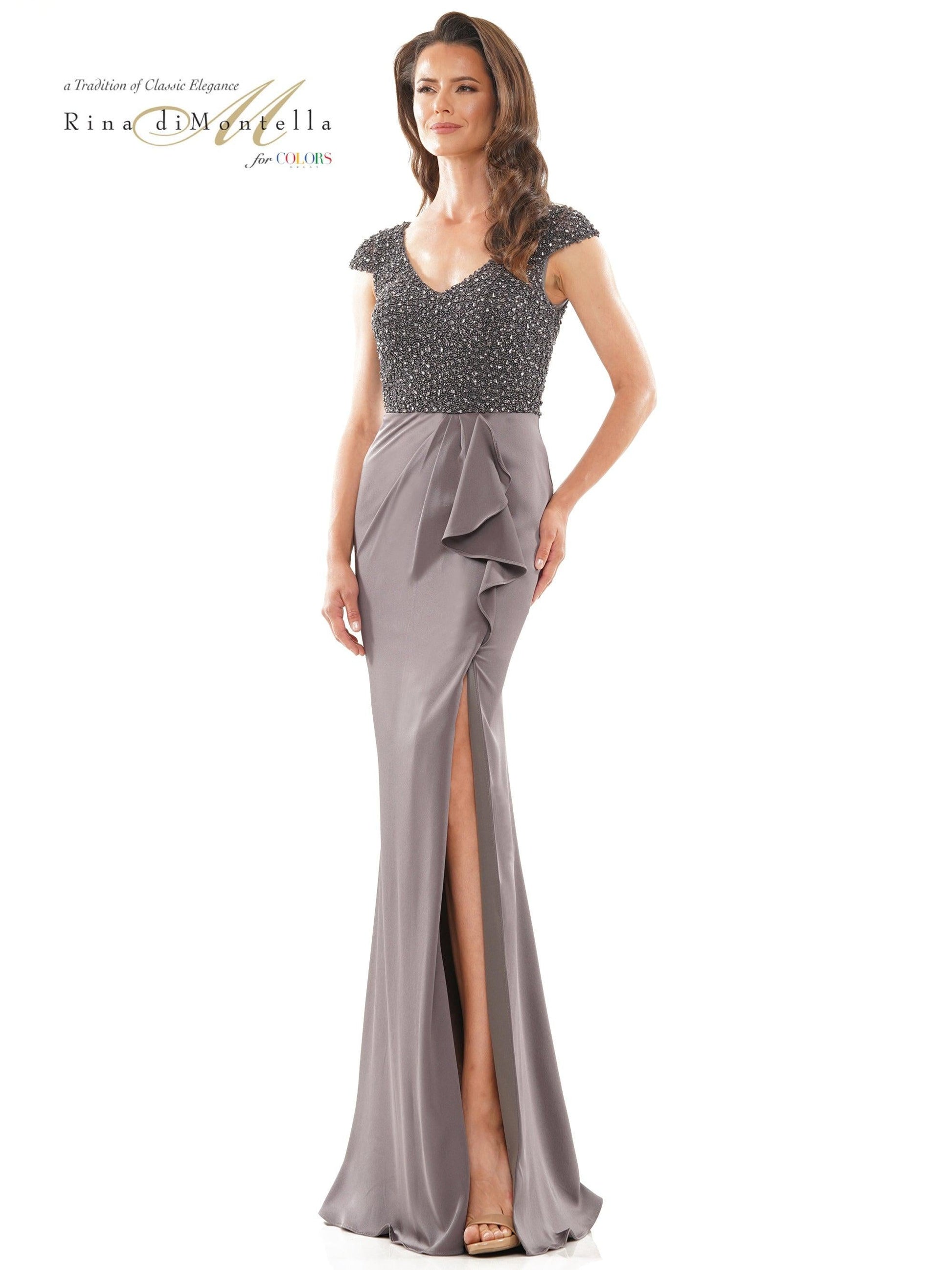 Rina di Montella Mother of the Bride Long Gown 2779
