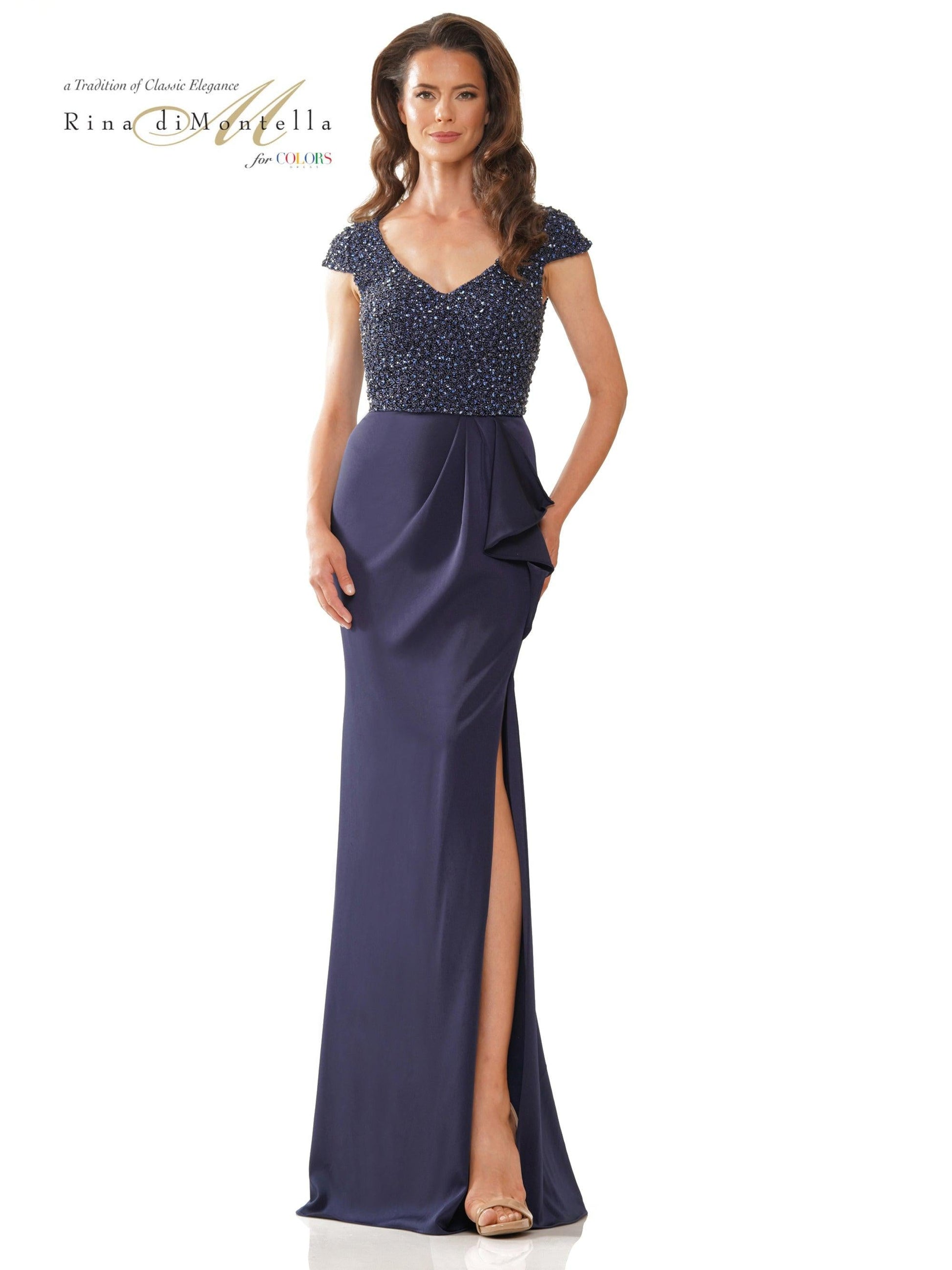Rina di Montella Mother of the Bride Long Gown 2779