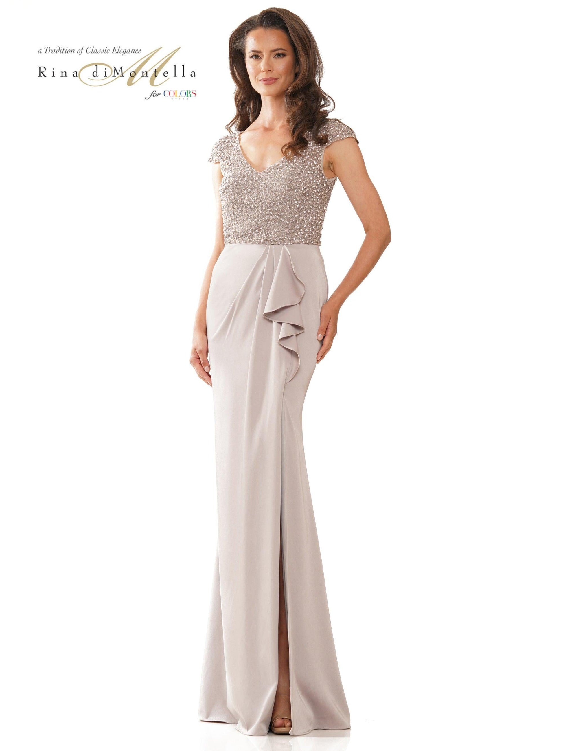 Rina di Montella Mother of the Bride Long Gown 2779