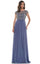 Rina di Montella Short Sleeve Formal Long Gown 2719 - The Dress Outlet