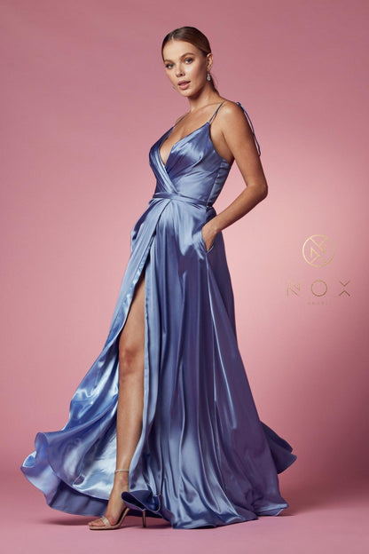 Sexy A-Line Long Prom Dress - The Dress Outlet