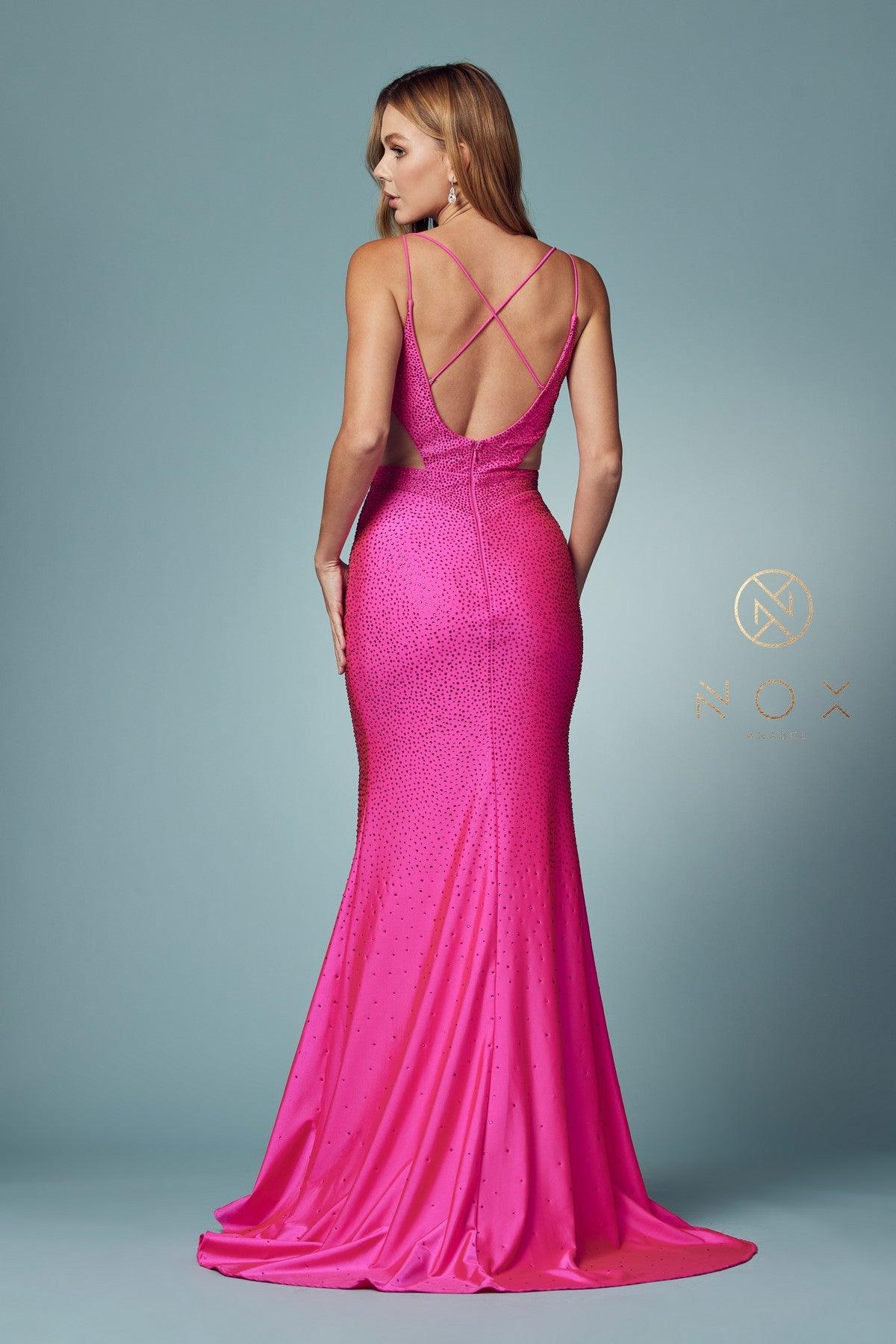 Sexy  Long High Slit Prom Dress