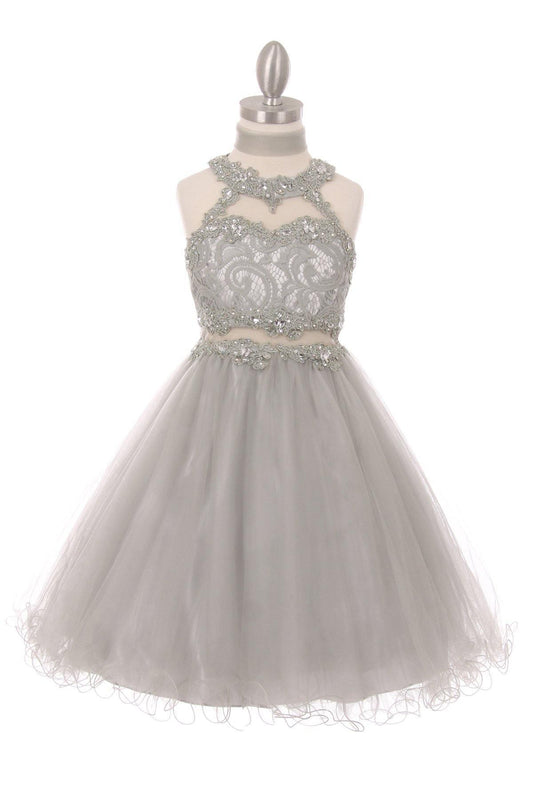 Short Beaded Dress Flower Girls Sale