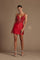 Short Cocktail Spaghetti Straps Formal Dress - The Dress Outlet