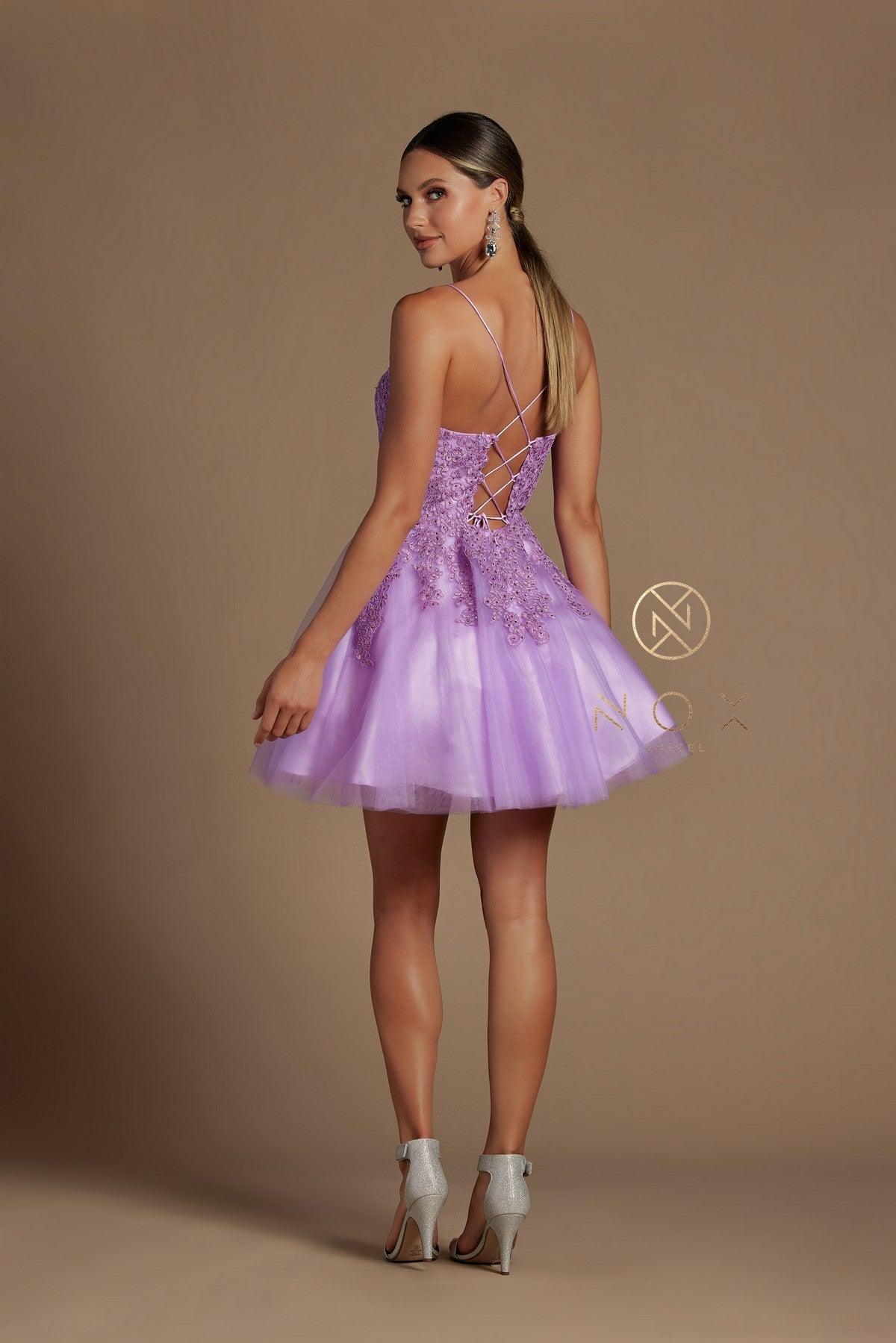 Short Homecoming Spaghetti Strap Cocktail Dress - Gold / 10
