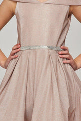 Beautiful Sleeveless Off Shoulder Flower Girl Dresses with Tier Ruching Crystals Rhinestones