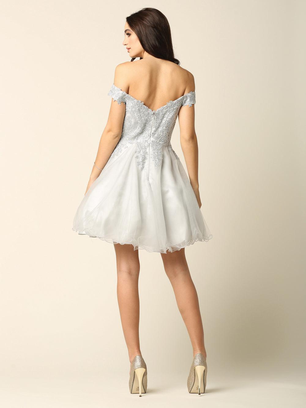 Short Off Shoulder Homecoming Cocktail Dress Sale