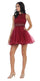 Short Prom Sleeveless Lace Cocktail Party Dress - The Dress Outlet