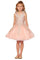 Short Sleeveless Flower Girl Dress - The Dress Outlet